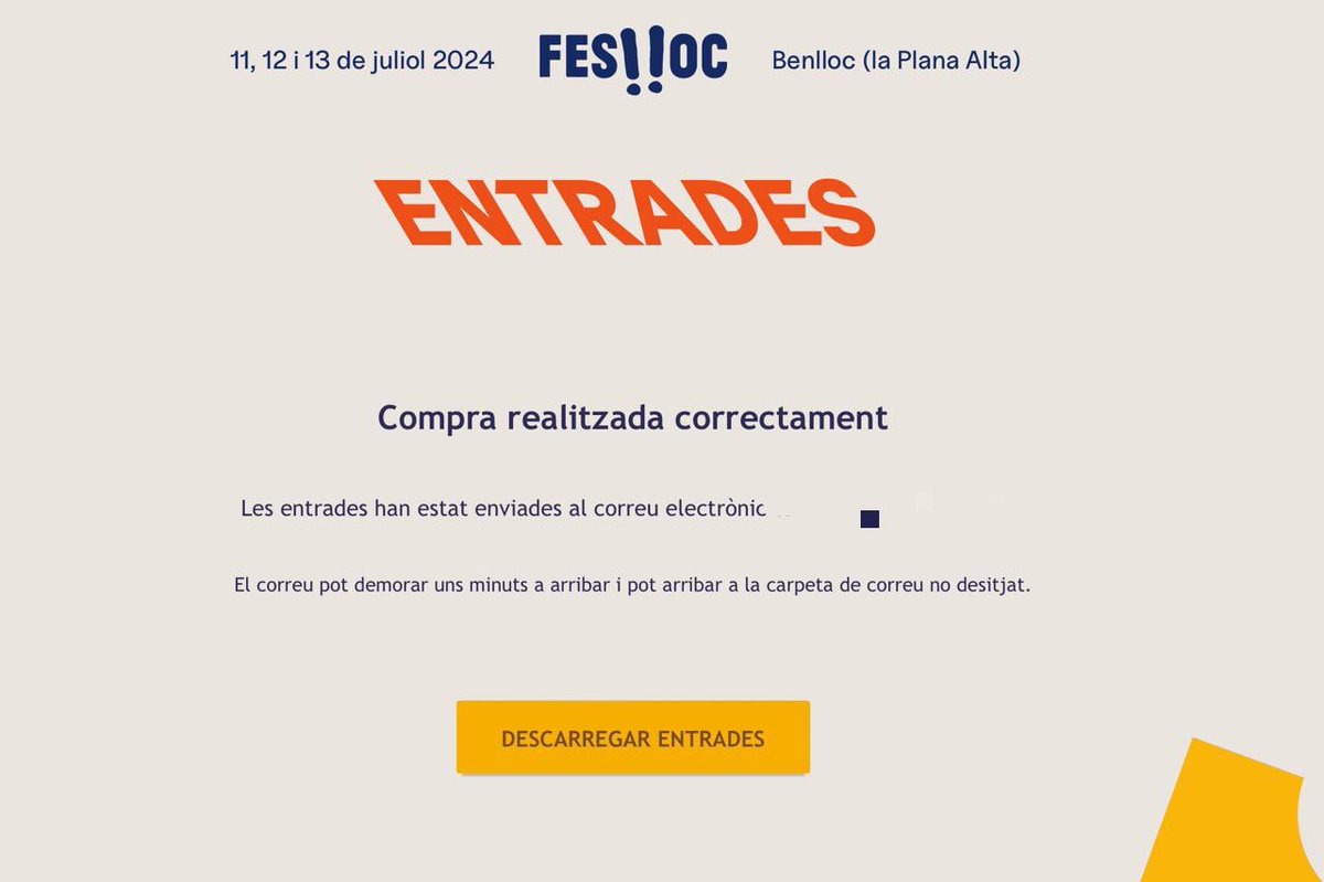 Ja falta menys per anar al <a href="/Feslloc/">FES‼OC</a>. La setmana que ve celebrarem la majoria d'edat d'un dels referents del País Valencià més importants i necessaris per a la música en valencià.

Podeu agafar l’entrada a feslloc.com/entrades