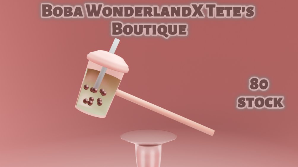 BobaWonderland's tweet photo. 10 winners of Matcha Boba Hammer 

1. Join 2 groups:
- https://t.co/VjgPoMYd14
- https://t.co/iJr1n55Efl
2. Like and retweet
3. Favorite the item
4. Comment proof below
GW ends 7/4 https://t.co/Ru2Ij5Okyp