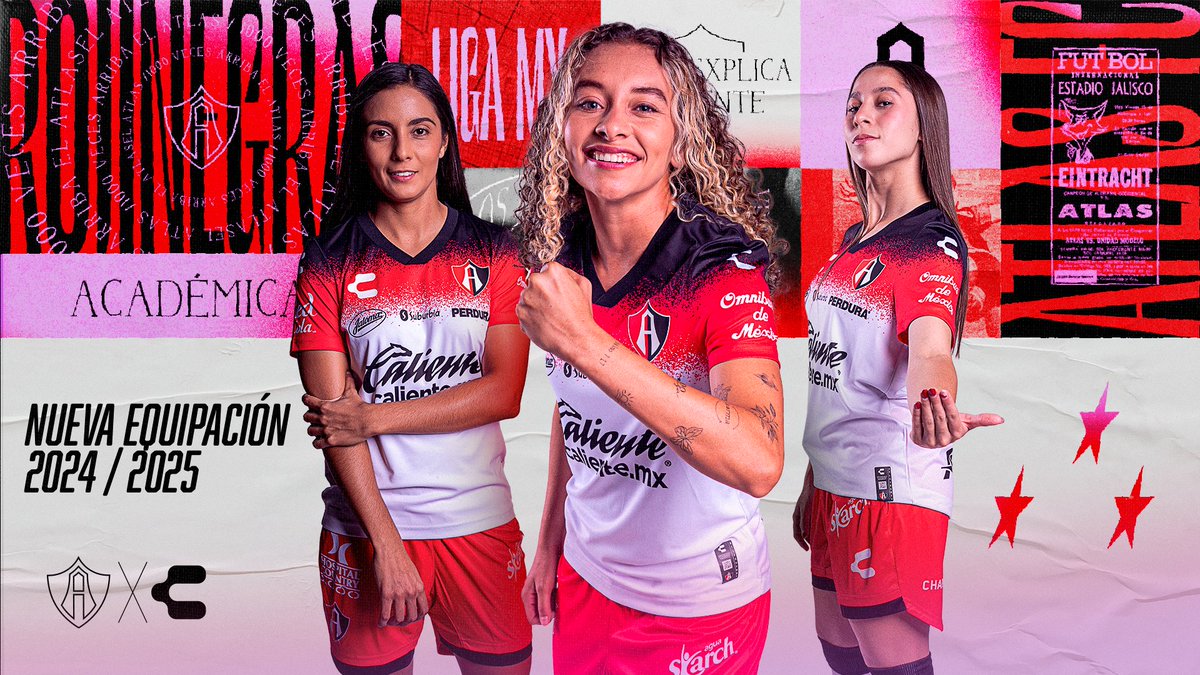 Un lienzo en blanco en donde <a href="/CharlyFutbol/">CHARLY Fútbol</a> ha plasmado el color de nuestro ADN Rojinegro... ❤️🖤

Próximamente disponible en <a href="/AtlasFCShop/">Atlas FC Shop</a> 🫰