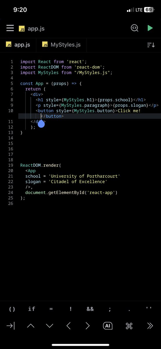 ugwumba_frank's tweet image. Day 2 of my React challenge! Today, I focused on adding CSS to code. Learning so much! 🚀 #ReactChallenge #Day2 #ReactJs #Reactpracticechallenge