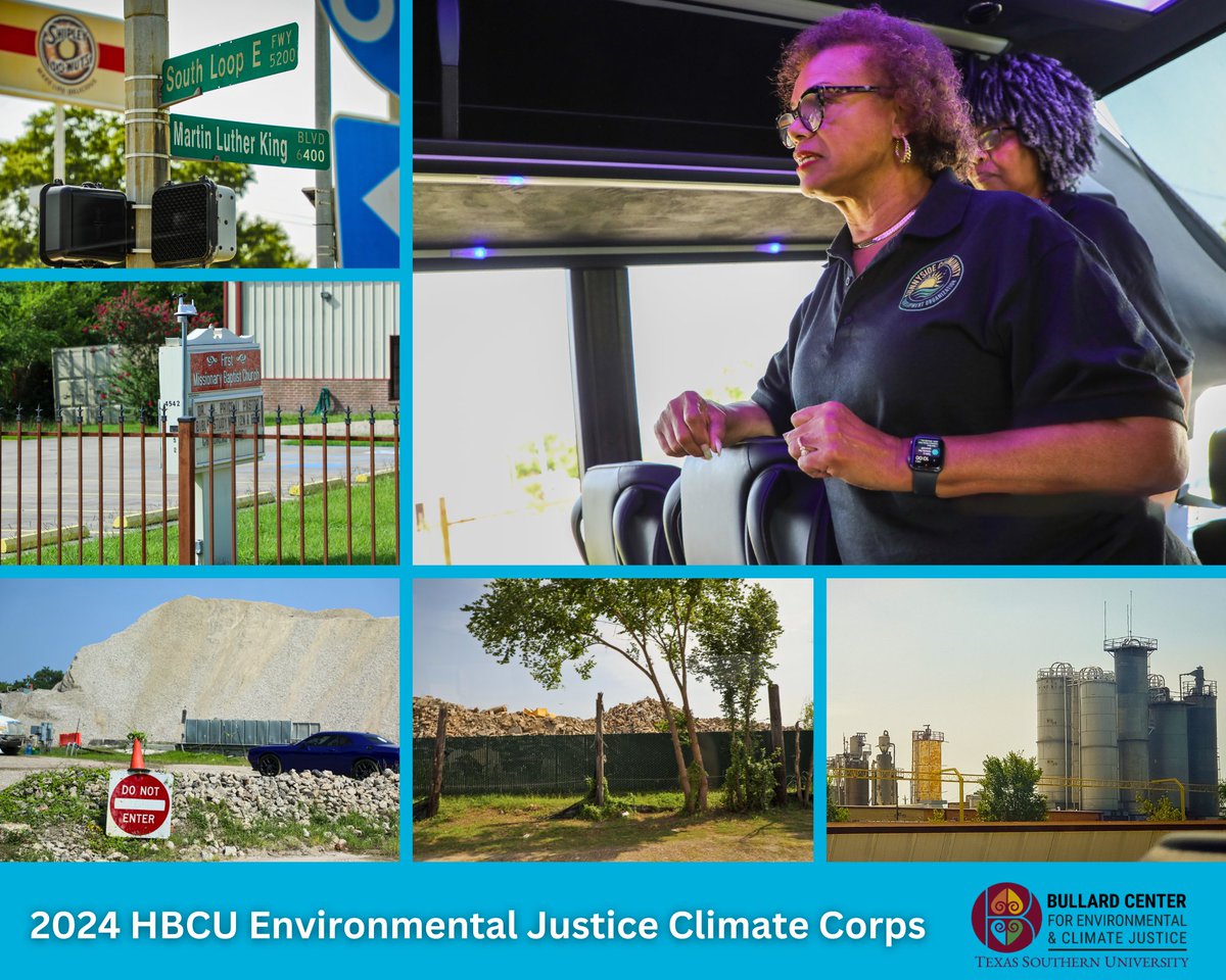 HBCU EJ Consortium (@ejhbcu) on Twitter photo Today, the HBCU Environmental Justice Climate Corps (EJCC) toured Sunnyside Community with SCRO's Deborah Walker and Jo Ann Jones-Burbridge. They saw pollution concerns, air monitors, and the future solar farm site. 🌍🌍💚 <a href="/DrBobBullard/">Robert D. Bullard</a> #HBCUEJCC2024 #CommunityTour #Sunnyside Today, the HBCU Environmental Justice Climate Corps (EJCC) toured Sunnyside Community with SCRO's Deborah Walker and Jo Ann Jones-Burbridge. They saw pollution concerns, air monitors, and the future solar farm site. 🌍🌍💚 <a href="/DrBobBullard/">Robert D. Bullard</a> #HBCUEJCC2024 #CommunityTour #Sunnyside