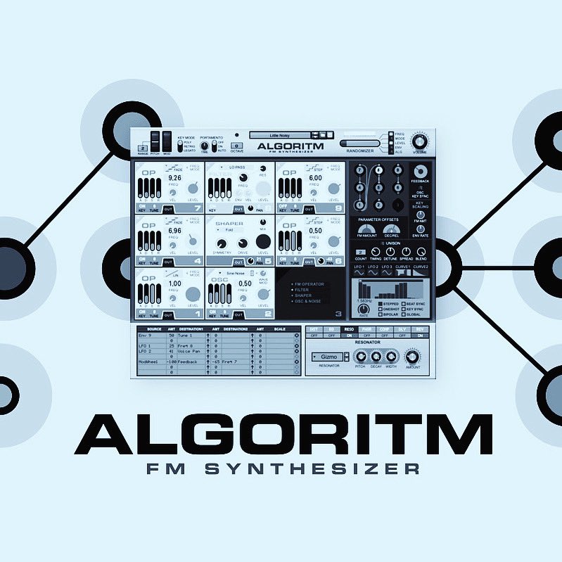 optikzofficial's tweet image. Newest addition to the studio, @reasonstudios Algoritm FM Synthesizer rack coming soon.. 🎹 #Algoritm