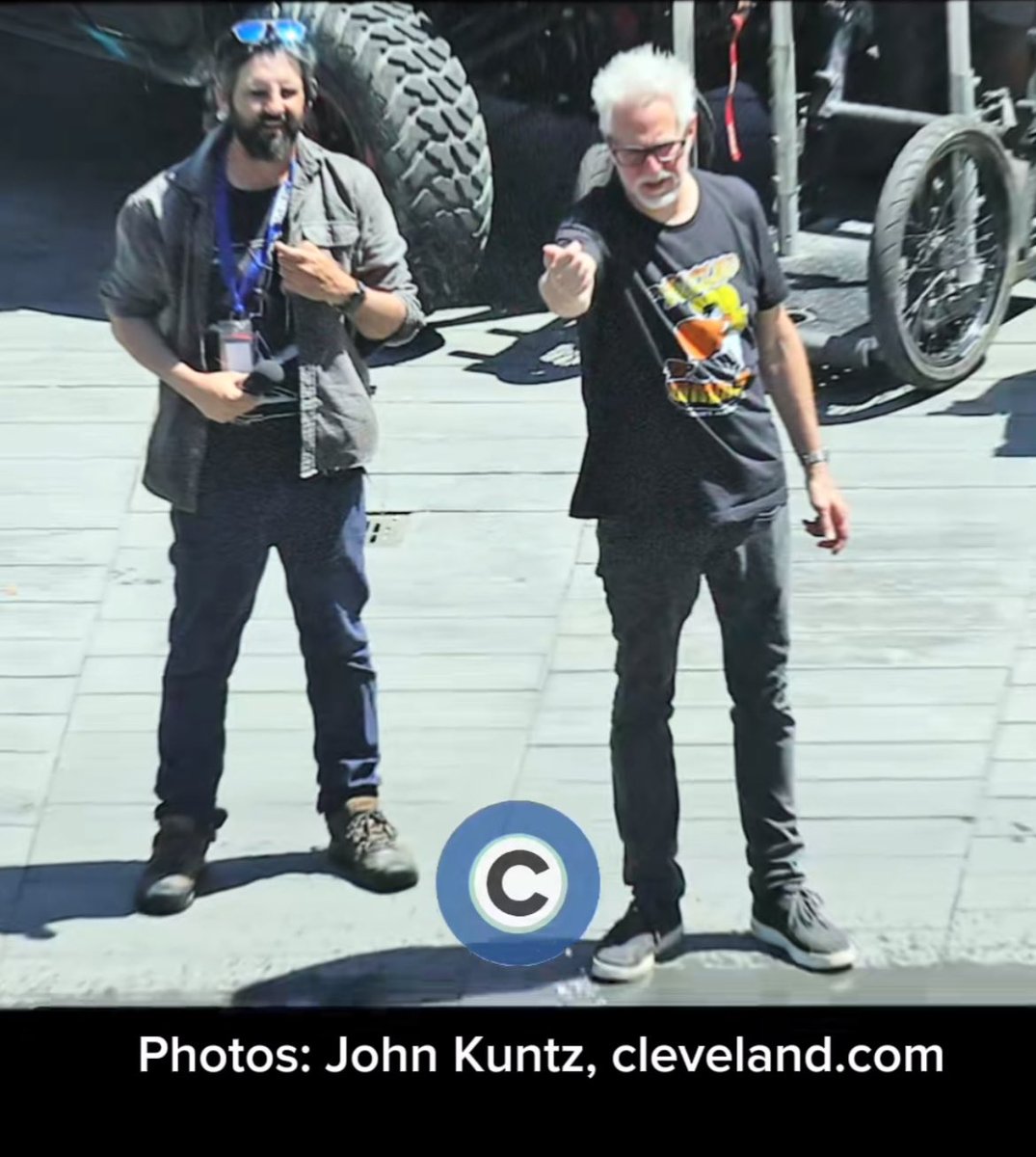 100.7 WMMS (@wmms) on Twitter photo Yeah, thatโs <a href="/JamesGunn/">James Gunn</a> Rockinโ a Buzzard shirt while directing the new #superman movie right here in #Cleveland
<a href="/clevelanddotcom/">clevelanddotcom</a> <a href="/CLECLOTHINGCO/">CLEveland Clothing Co.</a> Yeah, thatโs <a href="/JamesGunn/">James Gunn</a> Rockinโ a Buzzard shirt while directing the new #superman movie right here in #Cleveland
<a href="/clevelanddotcom/">clevelanddotcom</a> <a href="/CLECLOTHINGCO/">CLEveland Clothing Co.</a>