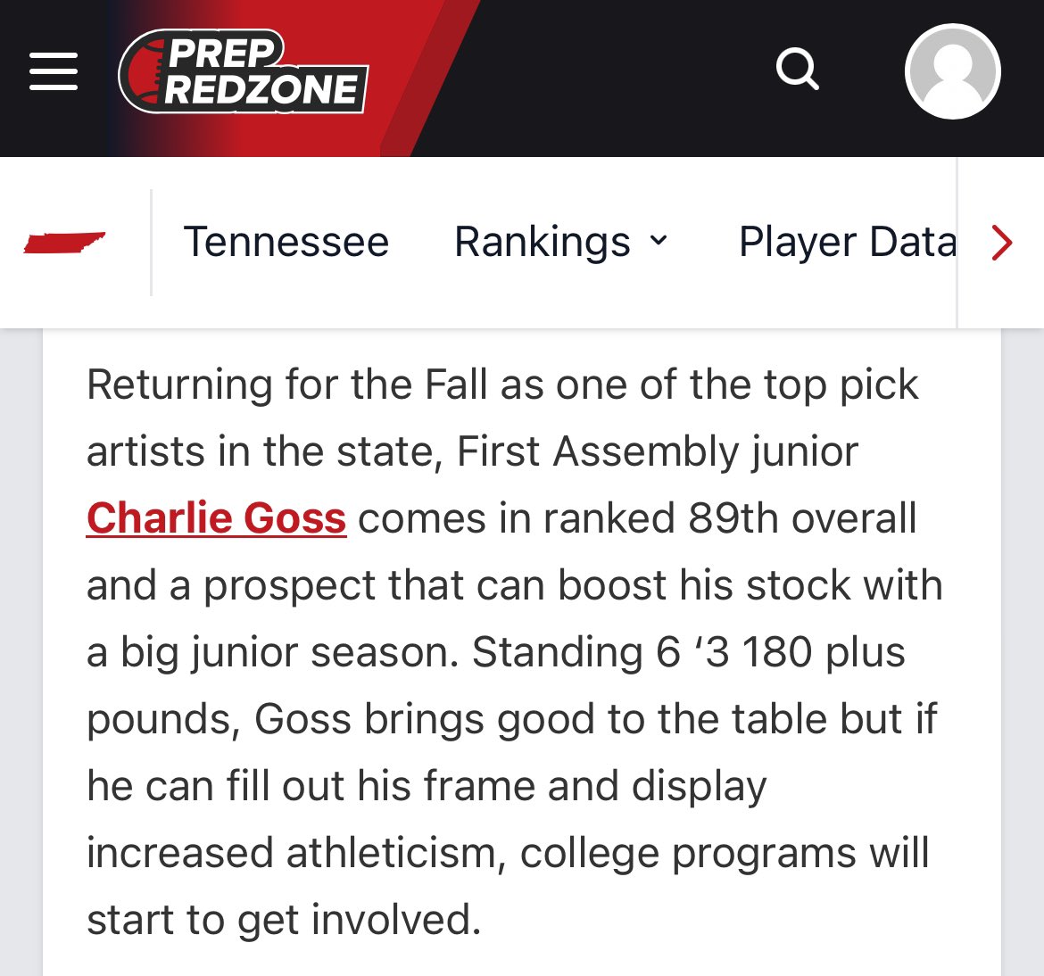 Huge junior season coming‼️ Remember the name. <a href="/FACSCrusaderFB/">FACS Football Program</a> <a href="/TonyRichh/">Coach Aj</a> <a href="/SEVEN_COACHMO/">Jeremy Moore</a> <a href="/CSmithScout/">Chris Smith</a> <a href="/cothran_vidale/">vidale cothran</a> <a href="/AvenGatlin/">Aven Gatlin</a>