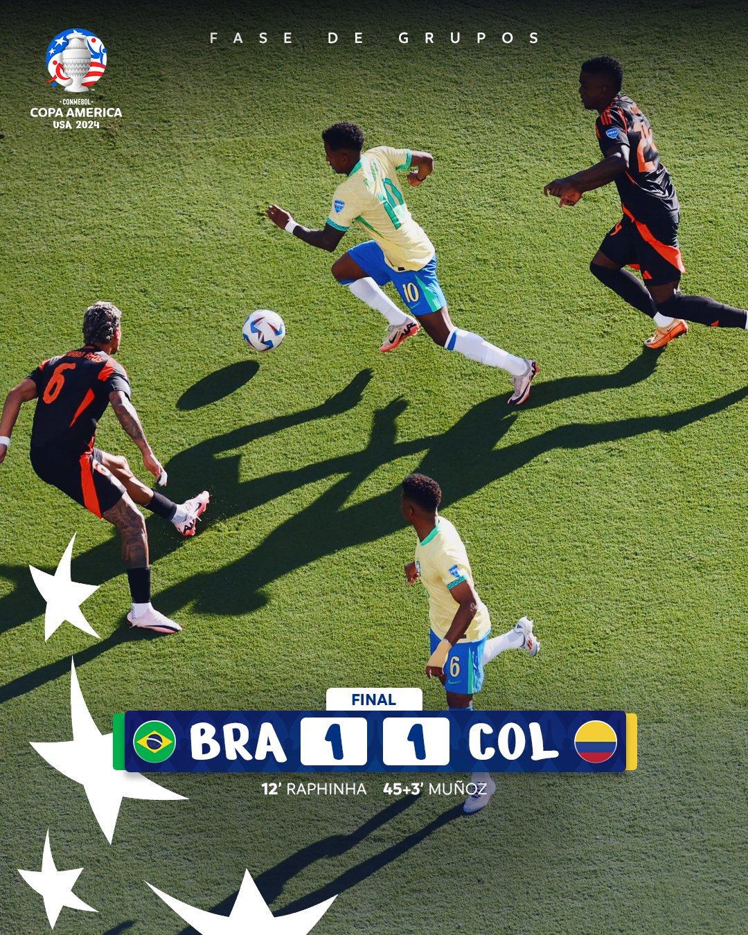 Brazil 1-1 Colombia