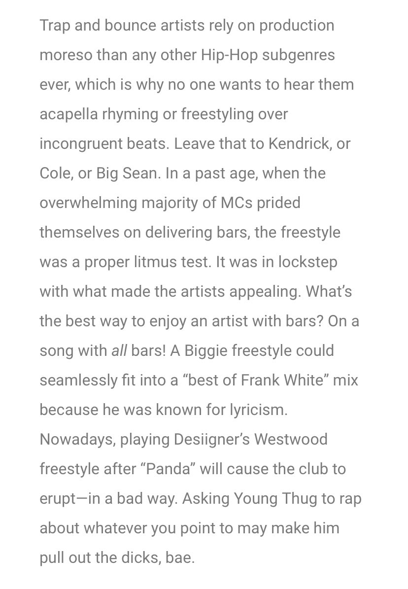 andrejgee's tweet image. i wrote this almost 10 years ago for @IMPOSE 

nowadays id probably title it 'the obsolesence of the freestyle for gen z' 

imposemagazine.com/features/obsol…