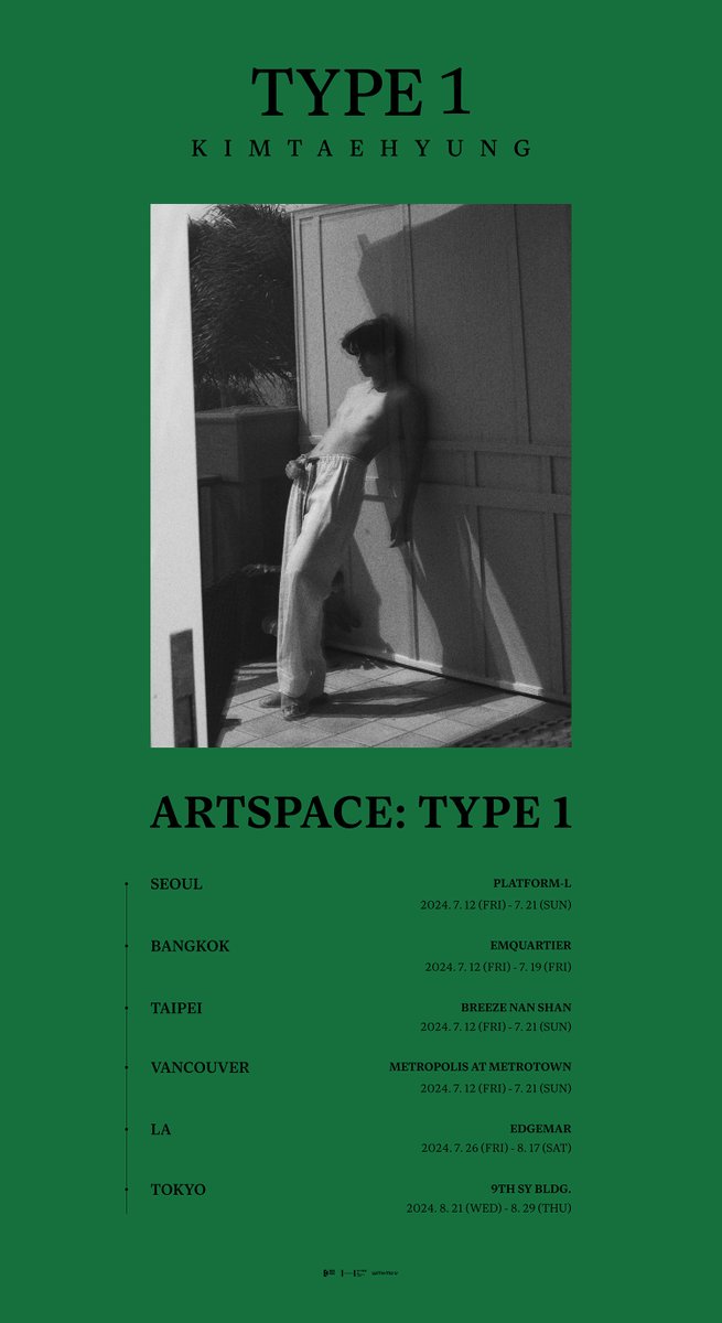 [공지] 뷔 포토북 ‘TYPE 1’ 출시 기념 &lt;ARTSPACE: TYPE 1&gt; 관람 안내 (+ENG/JPN/CHN)
weverse.io/bts/notice/207…

#V #뷔 #TYPE_1