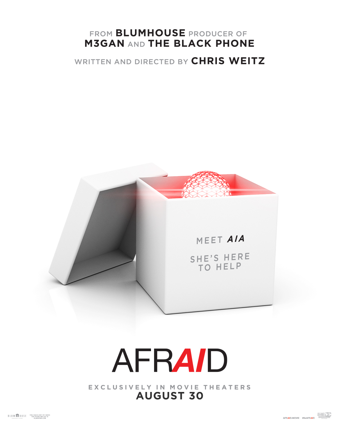 Afraid trailer & poster door Blumhouse 