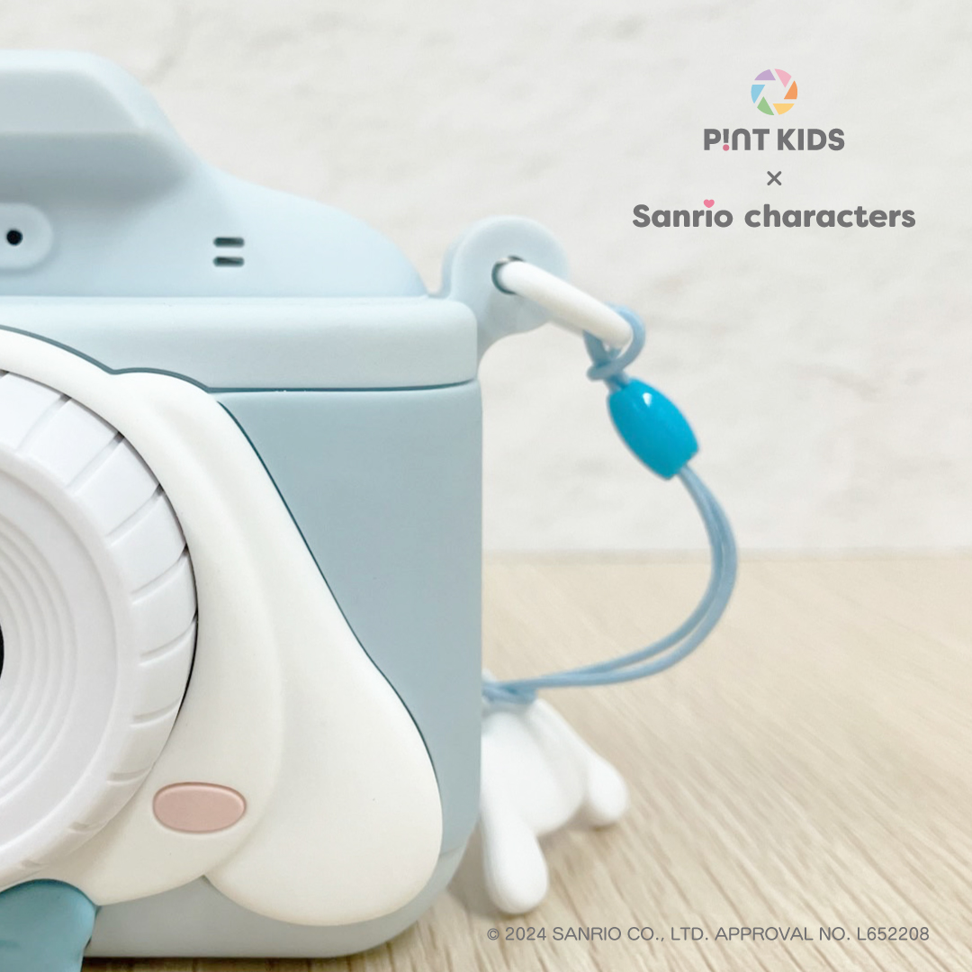 サンリオピントキッズ／ 各カメラにはかわいいお顔のシリコンチャーム 