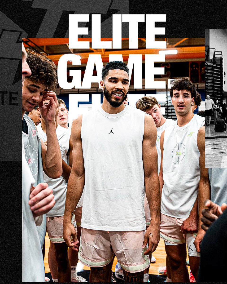 NikeEYB's tweet photo. Even after a ring the grind doesn’t stop 🏆 @jaytatum0 @Jumpman23 https://t.co/1U24hYPq7g