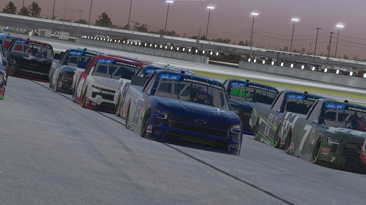 Results from <a href="/GreatLakesRace/">Great Lakes Racing</a> at Daytona

<a href="/TCB25k/">TCB™️</a> P1!!!!
<a href="/SpencerROwens12/">Spencer R Owens</a> P5
<a href="/ShaneNicewonger/">Shane Nicewonger</a> P17
<a href="/BrittleHunter/">Hunter Brittle</a> P34
<a href="/MatthewDerr119/">Cypress</a> P36

TCB brings home the bacon in his first race for DHM! Three of our drivers had a shot at the win coming out of Turn 4