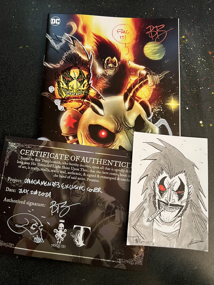 Templesmith's tweet photo. One of the Lobos I love painted tonight on whatnot on my special lobo stream to celebrate the release of my exclusive cover thing which you can still grab over at https://t.co/EEpchnDD3J! https://t.co/3vUs5XJnzM