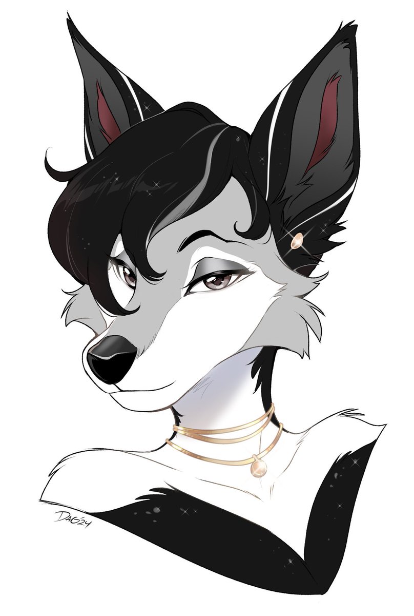 The glitter!! ✨ 
Bust commission by <a href="/DaggerLeonelli/">Dagz 🌙💫 ✨</a>
Thank you so much! Love how it turned out!