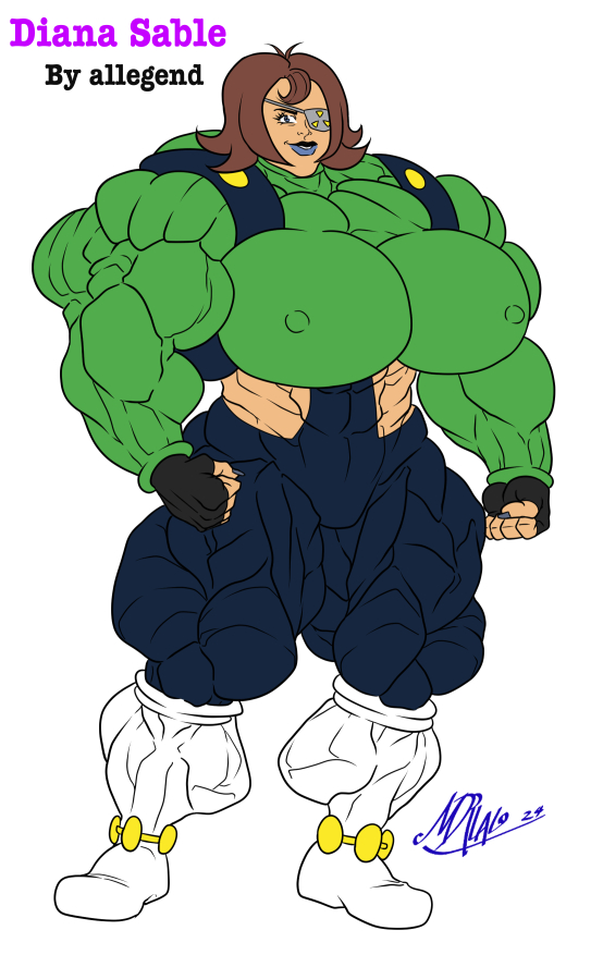 Tino10821926's tweet photo. Diana Sable (Trade) 23rd Anniversary
Happy Birthday Diana Sable!
Created by allegend on Deviantart.
Go check his Page.
#femalemusclegrowth #muscle #muscleart #musclewomen #fanart #dianasable https://t.co/XP5JpvJGIa