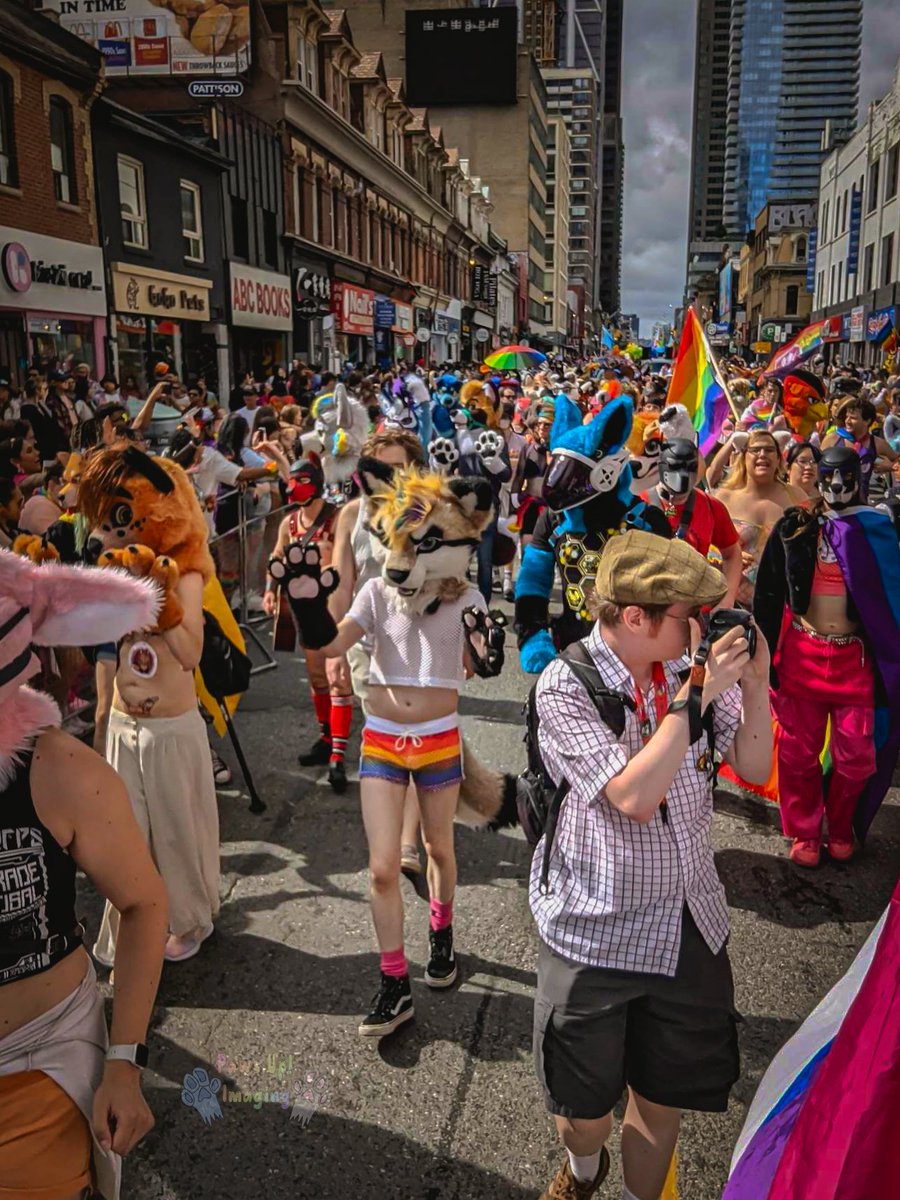 ThePaintedFoxxo's tweet image. #TorontoPride 2024 was a huge success! :D Thank you to @FierceFurriesTO for continuously putting on amazing events for our community!

If you see anybody here you know the tags of, please feel free to tag them! :)