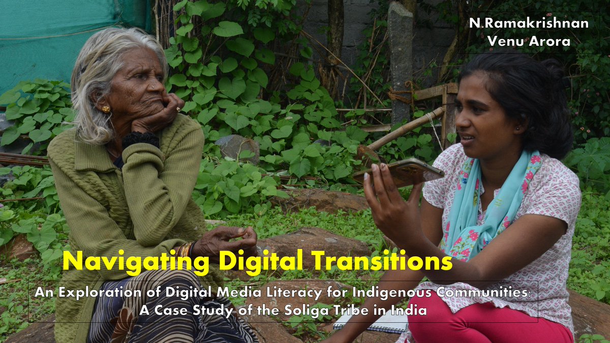CMDCR's N.Ramakrishnan will  be presenting his paper 'Navigating Digital Transitions: An in-depth  exploration of digital media literacy for indigenous communities - A  case study of the Soliga tribe in India’, co-authored with <a href="/VenuArora1/">Venu Arora</a>  at #IAMCR2024 today. <a href="/Rights/">Rights</a> #Voice