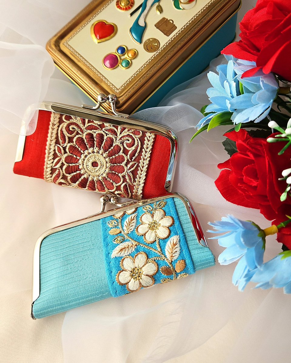 メグえもん様お取引中⭐2587⭐　❣️春夏アクセ❣️オリジナル✴一点物インド刺繍 メグえもん様お取引中⭐2527⭐❣️春夏アクセ❣️オリジナル
