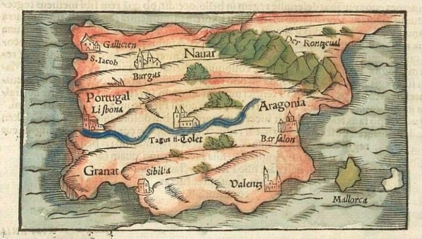 xmtorne's tweet photo. A releváncia é clara: #Galiza #Portugal, Navarra, Aragóm... #mapa do cosmógrafo alemam #SebastiánMünschen (1550) #identidade #identity #galizaisnotspain #mapa #mapsofeurope https://t.co/o5BwFc4ibN