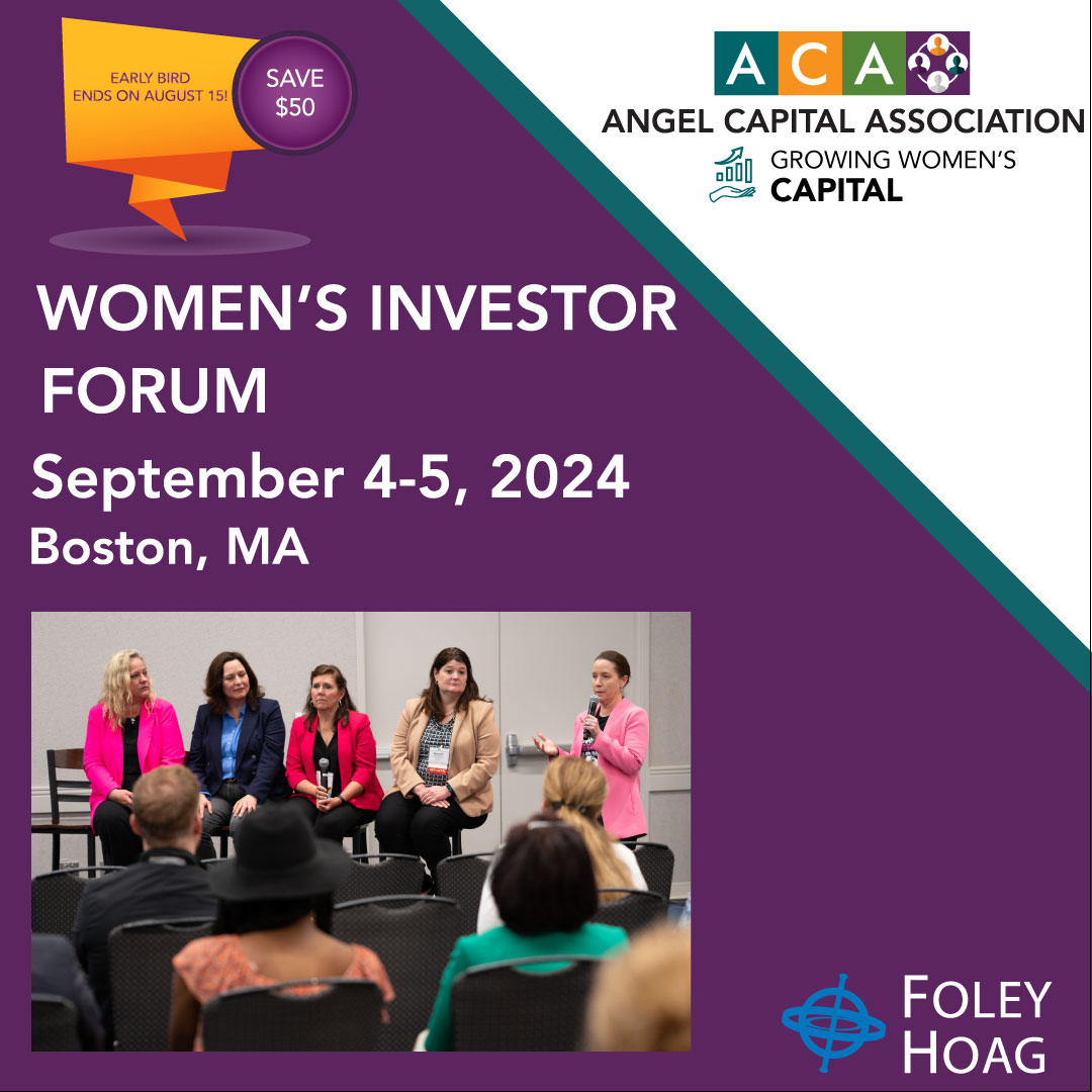 Angel Capital Assn (@acaangelcapital) on Twitter photo September 4 and 5: in Boston, hosted by the Angel Capital Association and <a href="/FoleyHoag/">Foley Hoag LLP</a>. This event is a prime opportunity to discuss the vital need for funding women and underrepresented founders. Register: events.angelcapitalassociation.org/wif24. September 4 and 5: in Boston, hosted by the Angel Capital Association and <a href="/FoleyHoag/">Foley Hoag LLP</a>. This event is a prime opportunity to discuss the vital need for funding women and underrepresented founders. Register: events.angelcapitalassociation.org/wif24.