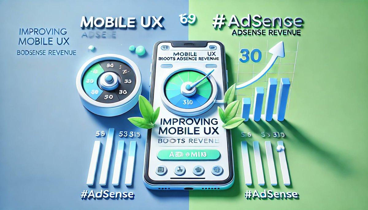 koukin_shizuka's tweet image. モバイルUXの改善でAdSense収益アップ📱 サイト構造をシンプルに、ページ読み込み速度を最適化しよう。私のサイトは速度改善で収益30%増！ みなさんも挑戦を！ #AdSenseOptimization #収益化戦略