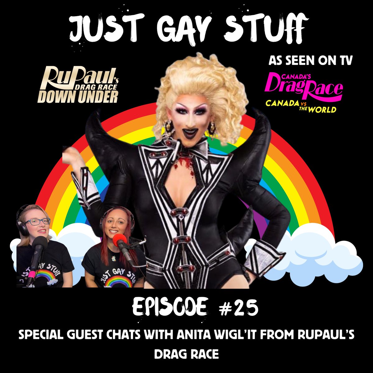 Was honestly such a joy to chat with the fabulous <a href="/anitawiglit/">Anita Wigl’it</a> from <a href="/RuPaulsDragRace/">RuPaul's Drag Race</a> Down Under and Canada vs The World. 

Listen Now on Spotify or Wherever You Get Your Podcasts!

open.spotify.com/episode/3I4xav…

#wow #anitawiglit #rupaulsdragerace #rupaulsdragracedownunder #rupaul