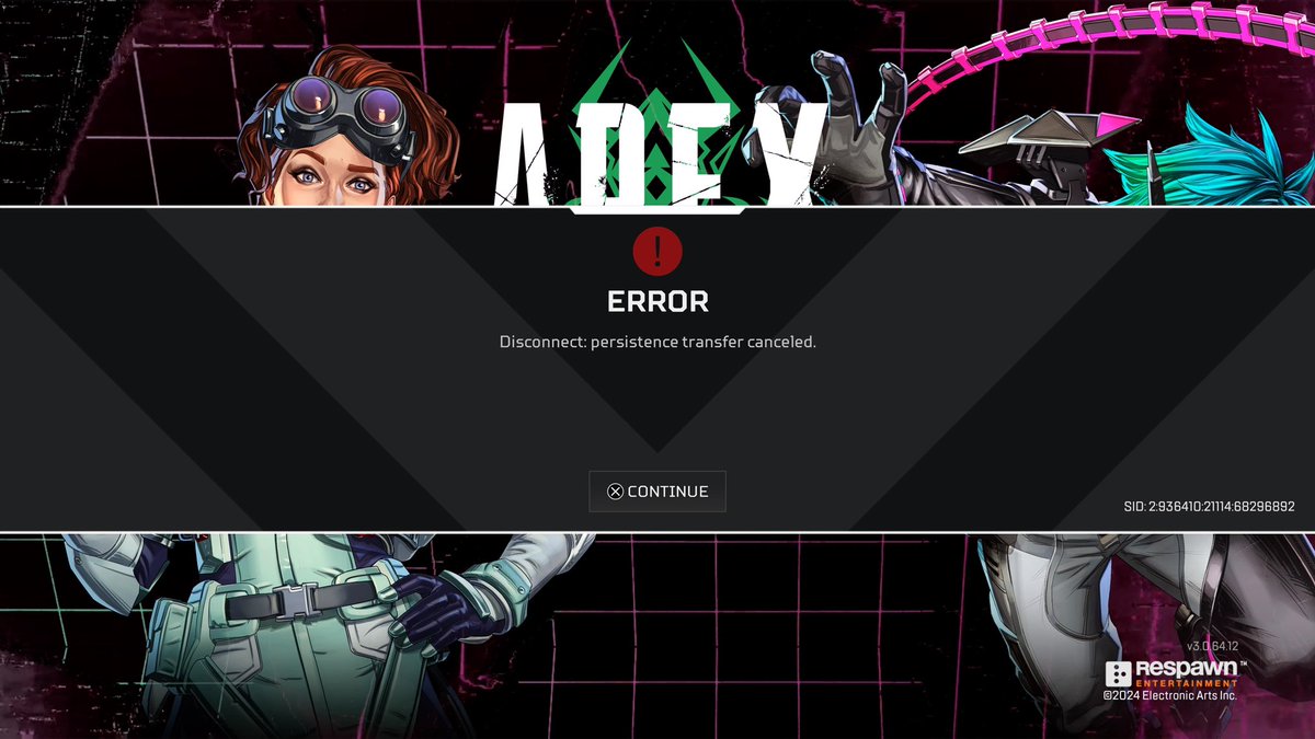 OnePrunkMan's tweet photo. @PlayApex A whole week of this - any insight on a patch? https://t.co/eKnmaIwS9i