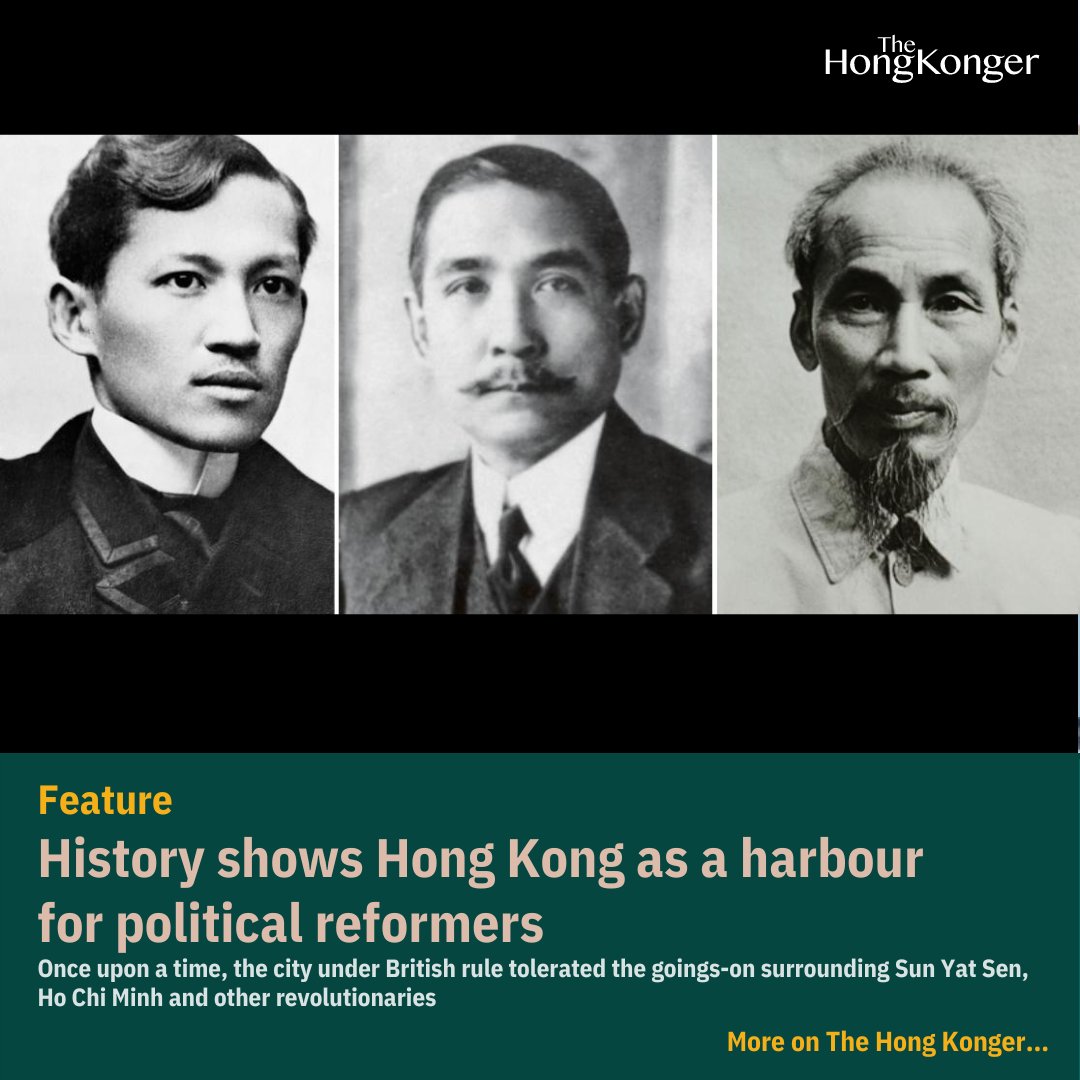 HongKongerWorld's tweet photo. Feature | History shows Hong Kong as a harbour for political reformers
by @IlariaMariaSala
📖 Read more: https://t.co/lKpz4IgcZ1
#HongKongHistory #PoliticalReformers #BritishRule #SunYatSen #HoChiMinh #FreeHongKong #ReformMovements #PoliticalActivism #HongKongPast #HongKong https://t.co/UxpKVC7cSj