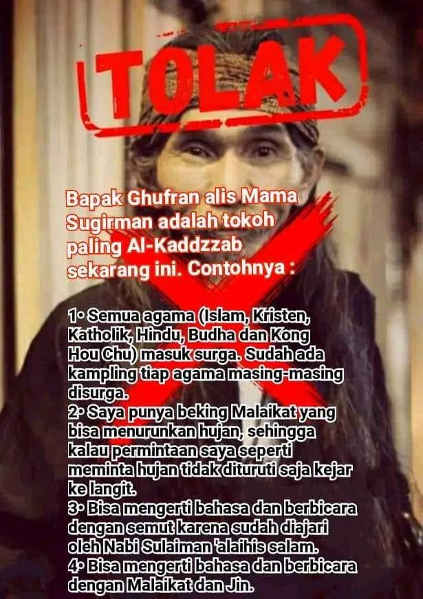 Kapan orang ini akan ditangkap <a href="/DivHumas_Polri/">Humas Polri</a> <a href="/Polripresisi/">Irjen. Pol. Dr. H. Sandi Nugroho, S.I.K., S.H., M.</a>  ?
Jangan biarkan "KEGILAANNYA" menular dan meracuni Anak Bangsa.