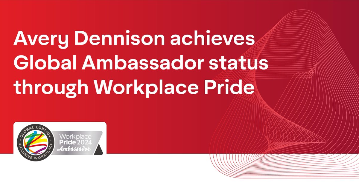 For the second year, Avery Dennison achieved Global Ambassador status through Workplace Pride for our commitment to LGBTQI+ inclusion. This award reflects our team's dedication, embodying our values and driving DEI initiatives globally. 🌈 #togetherAD #Pride #EveryVoiceEveryDay