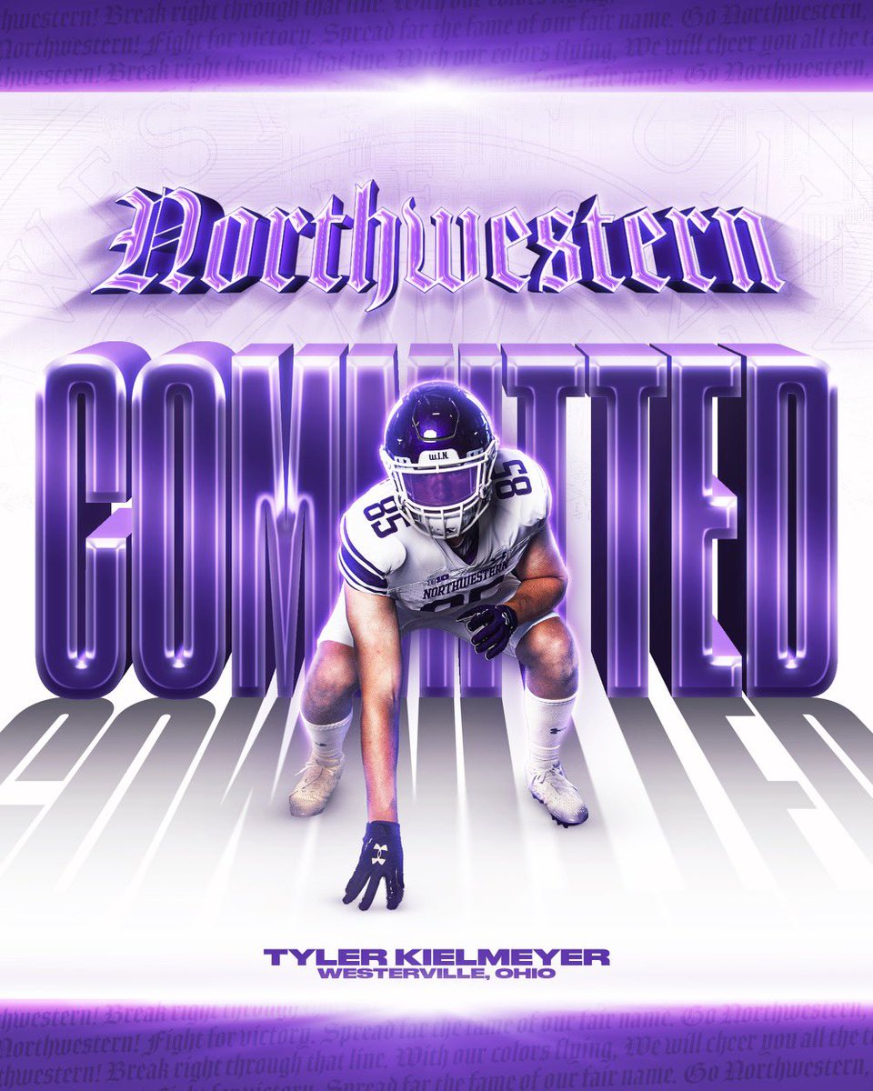 Tyler Kielmeyer (@kielmeyertyler) on Twitter photo COMMITTED.I am excited to announce that I will be furthering my academic and athletic career at Northwestern University! Extremely grateful for this opportunity, and thankful for everyone that has gotten me to this point.<a href="/Creightp/">Paul Creighton</a> <a href="/LukeWalerius_/">Luke Walerius</a> <a href="/DavidBraunFB/">David Braun</a> <a href="/ericcalland/">Eric Calland</a> COMMITTED.I am excited to announce that I will be furthering my academic and athletic career at Northwestern University! Extremely grateful for this opportunity, and thankful for everyone that has gotten me to this point.<a href="/Creightp/">Paul Creighton</a> <a href="/LukeWalerius_/">Luke Walerius</a> <a href="/DavidBraunFB/">David Braun</a> <a href="/ericcalland/">Eric Calland</a>