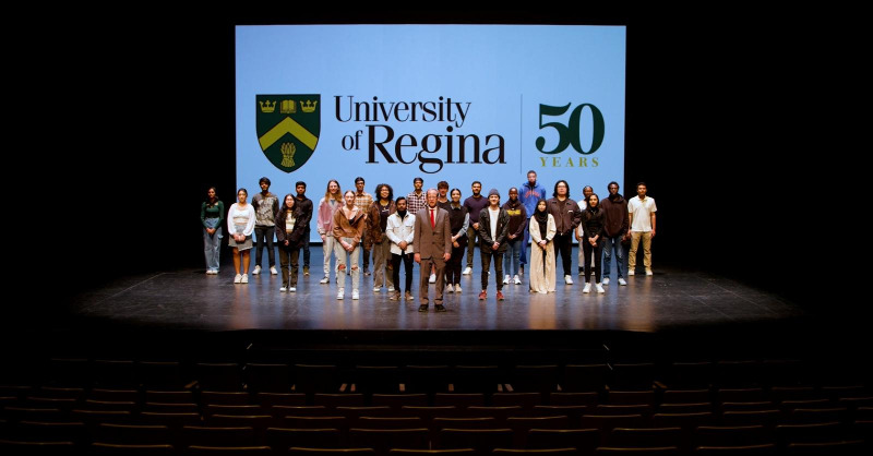 UofRegina's tweet photo. As #UofRegina officially kicks off its 50th Anniversary, Dr. Jeff Keshen, President &amp; Vice-Chancellor, says it best:

"As much as we are celebrating the past 50 years, we are also looking forward to a bright future – because at 50, we’re just getting started!"

#UofR50