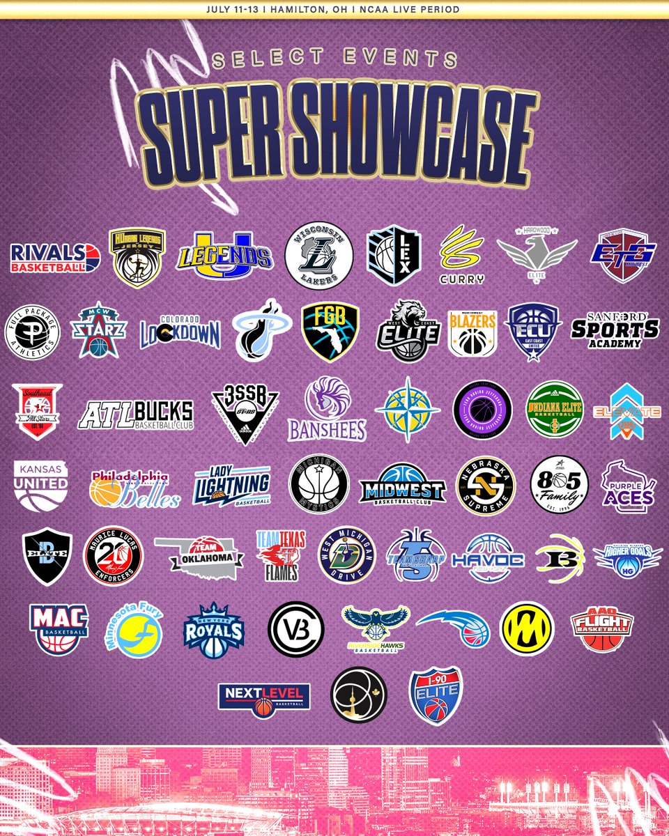 Select Super Showcase is THE place to be to open up the July Live Period 🔥

🏀 260+ teams
🔥 45+ 3SSB, GUAA, P24, and S40 programs
🏟️ Spooky Nook - Hamilton, OH

SCHEDULE: basketball.exposureevents.com/213288/select-…