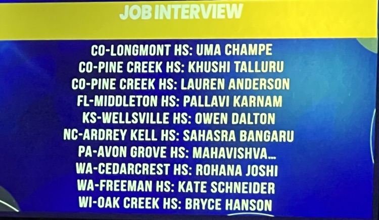WellsvilleEagle's tweet photo. Owen Dalton is the National Champion in Job Interview! https://t.co/AJB36euAVD