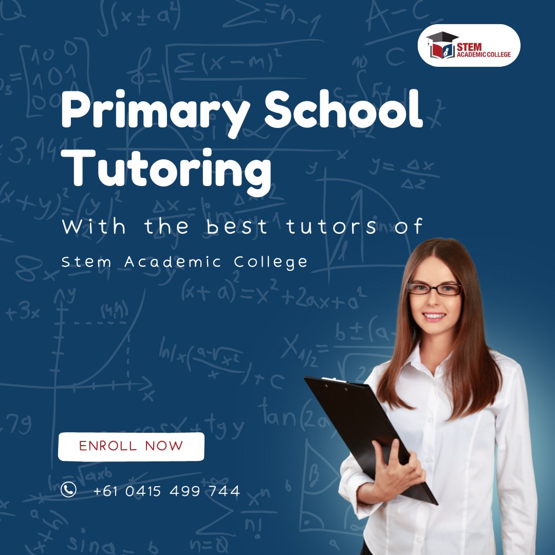 AcademicStem's tweet photo. Give Your Child the Academic Edge with Primary School Tutoring only at Stem Academic College. Get the best primary school tutoring in Cranbourne.

Contact 
𝗣𝗵𝗼𝗻𝗲: 0415 499 744
https://t.co/VvIqFinVJy https://t.co/xSpIY7LlOl