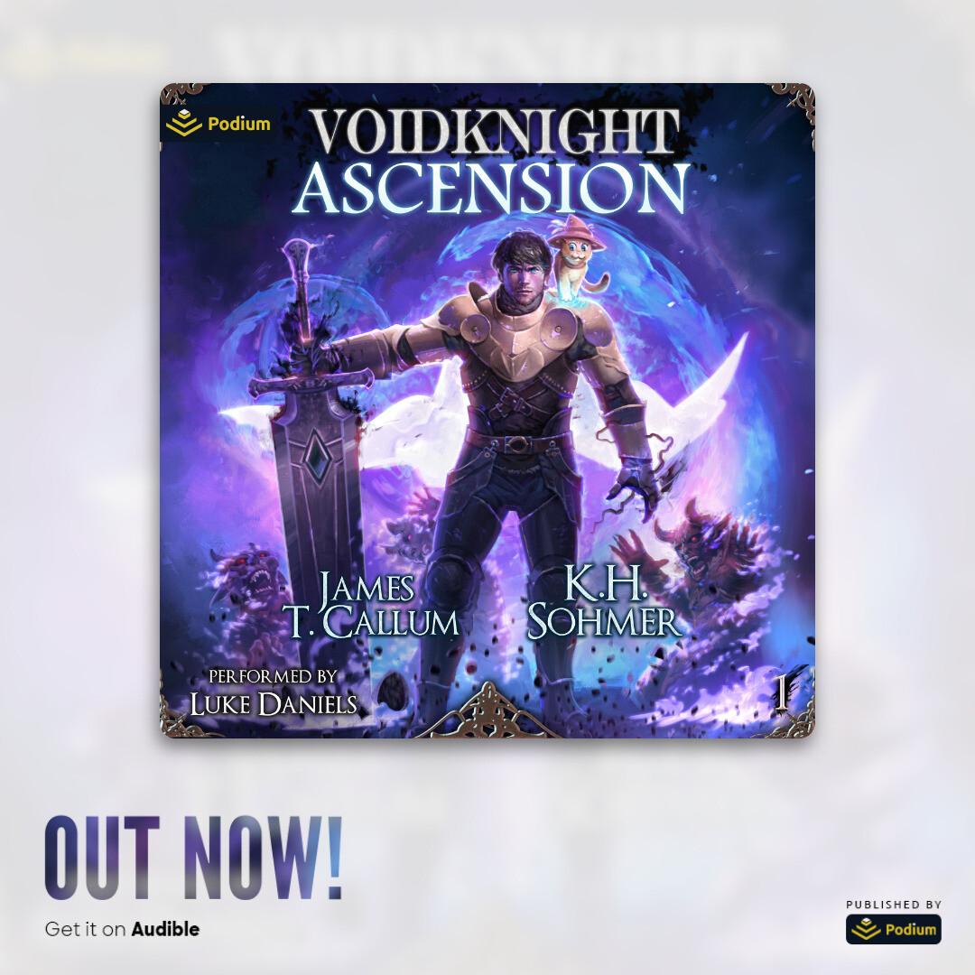 KHSohmer's tweet photo. Hey readers! The first audiobook of Voidknight Ascension released TODAY! ⚔️🎧

Here's the link: https://t.co/GLGrXondAp

Plus you can enter a giveaway for a chance for a free code here: https://t.co/uMiZWcriYg

#BookTwitter #fantasybooks #audible #Giveaway #litrpg https://t.co/mdFIAI8vjl