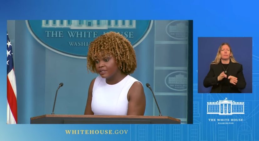 あれから初のホワイトハウス会見は、ひたすら討論会の話題で1時間。KJPは「バイデンは風邪だった。切り替えていきたい（want to turn the page ）」と言うけれど、リベラルメディアを中心に一斉に追及に転じていて、それを許さないという展開。
youtube.com/live/HKrCAGNvD…