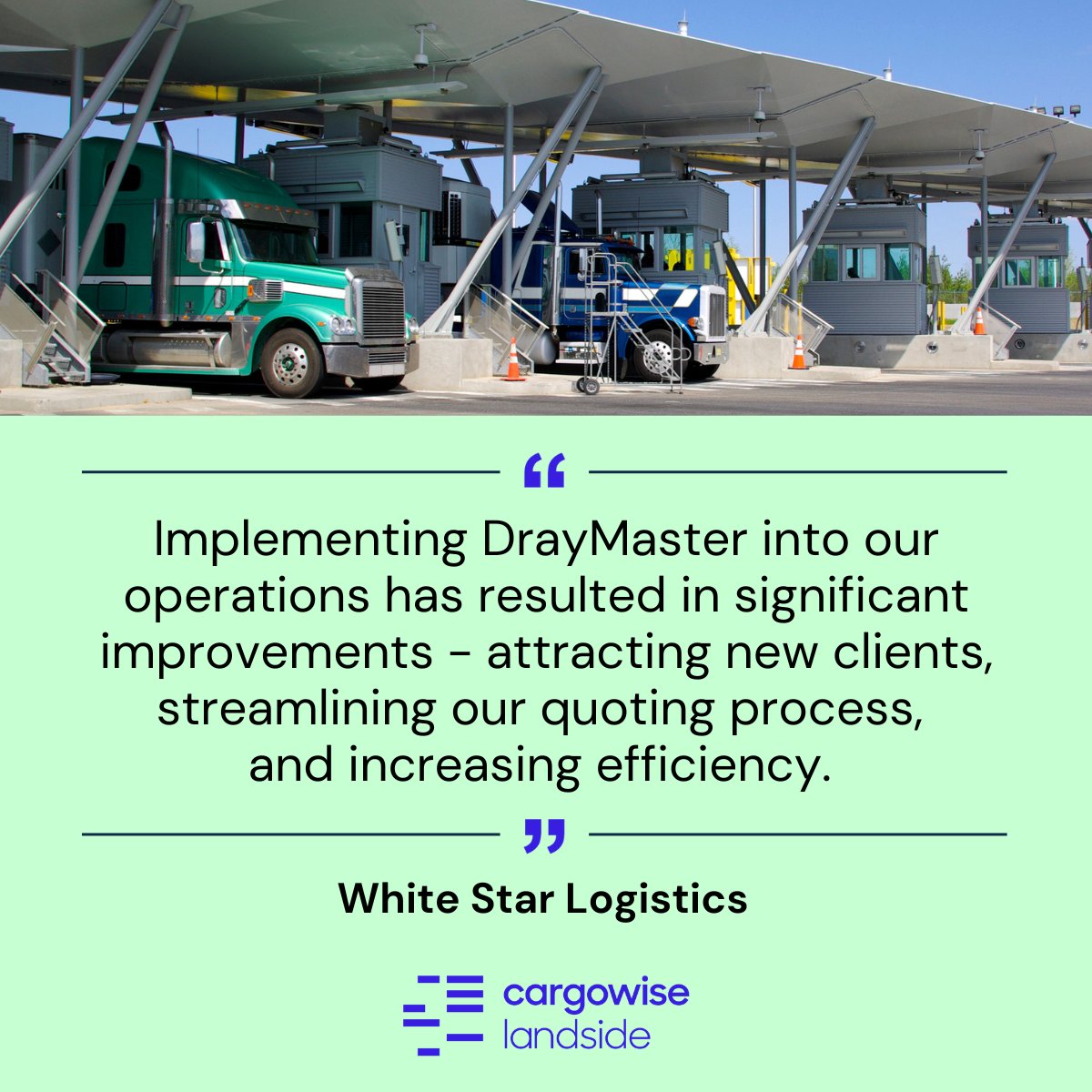 Our #CargoWiseLandside rate management solution, #DrayMaster, is designed to significantly streamline &amp; optimize rate quoting for drayage truckers and brokers. Discover why leading North American drayage &amp; intermodal truckload companies turn to DrayMaster.cargowise.com/landside/solut…