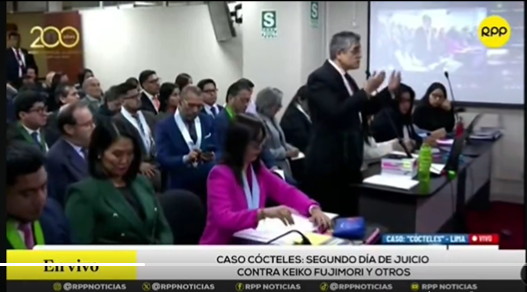 El juicio del caso Los Cocteles ha comenzado y no tengo duda que significa una derrota política de Keiko y el fujimorismo. Hicieron de todo para impedirlo y para destruir al fiscal, pero no lo han logrado. 
Es la hora de la justicia.