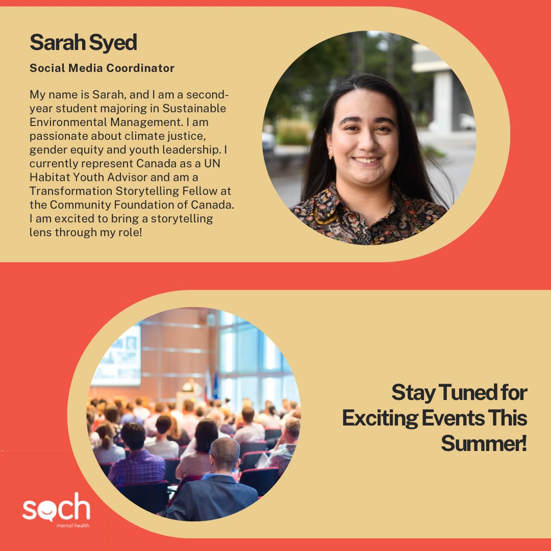 🌟 Meet the New Soch Mental Health Summer Team! 🌟

We're thrilled to introduce our incredible summer team members who are dedicated to advocating for mental health, cultural responsiveness, and community well-being. Stay tuned for exciting events and initiatives this summer.