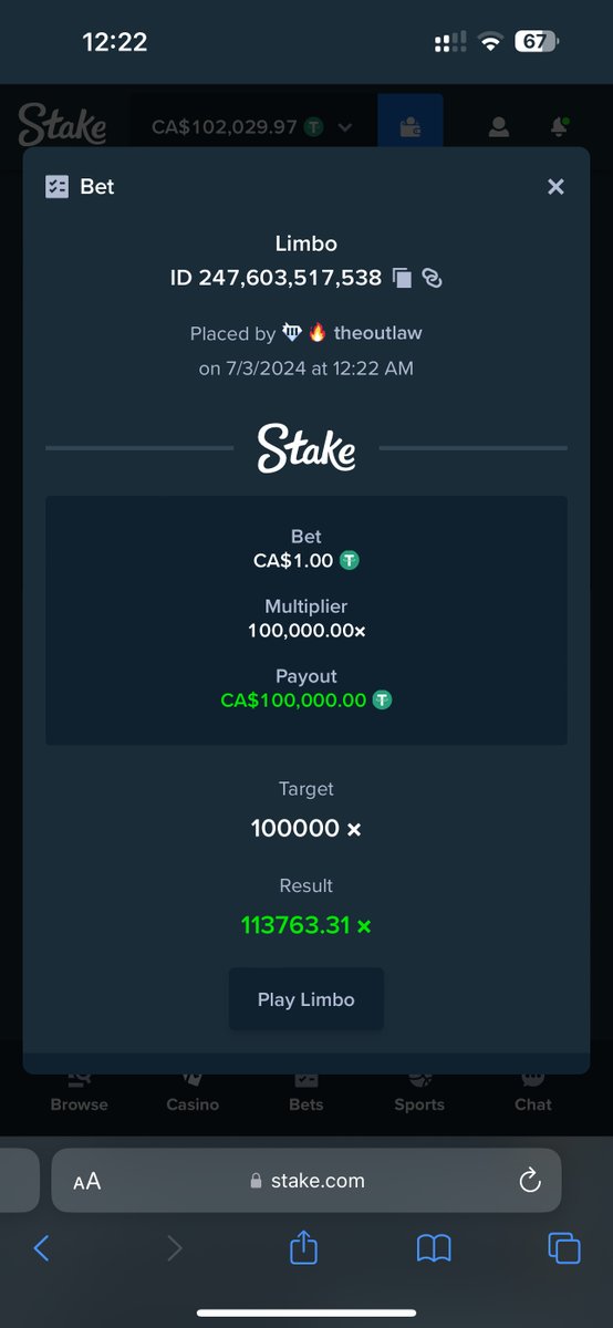 outlaw's tweet image. its been so long since i've seen such wow such profit. its due mate @stake

comment stake users