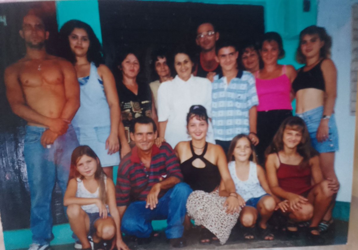 Mami y su prole. Años ha...