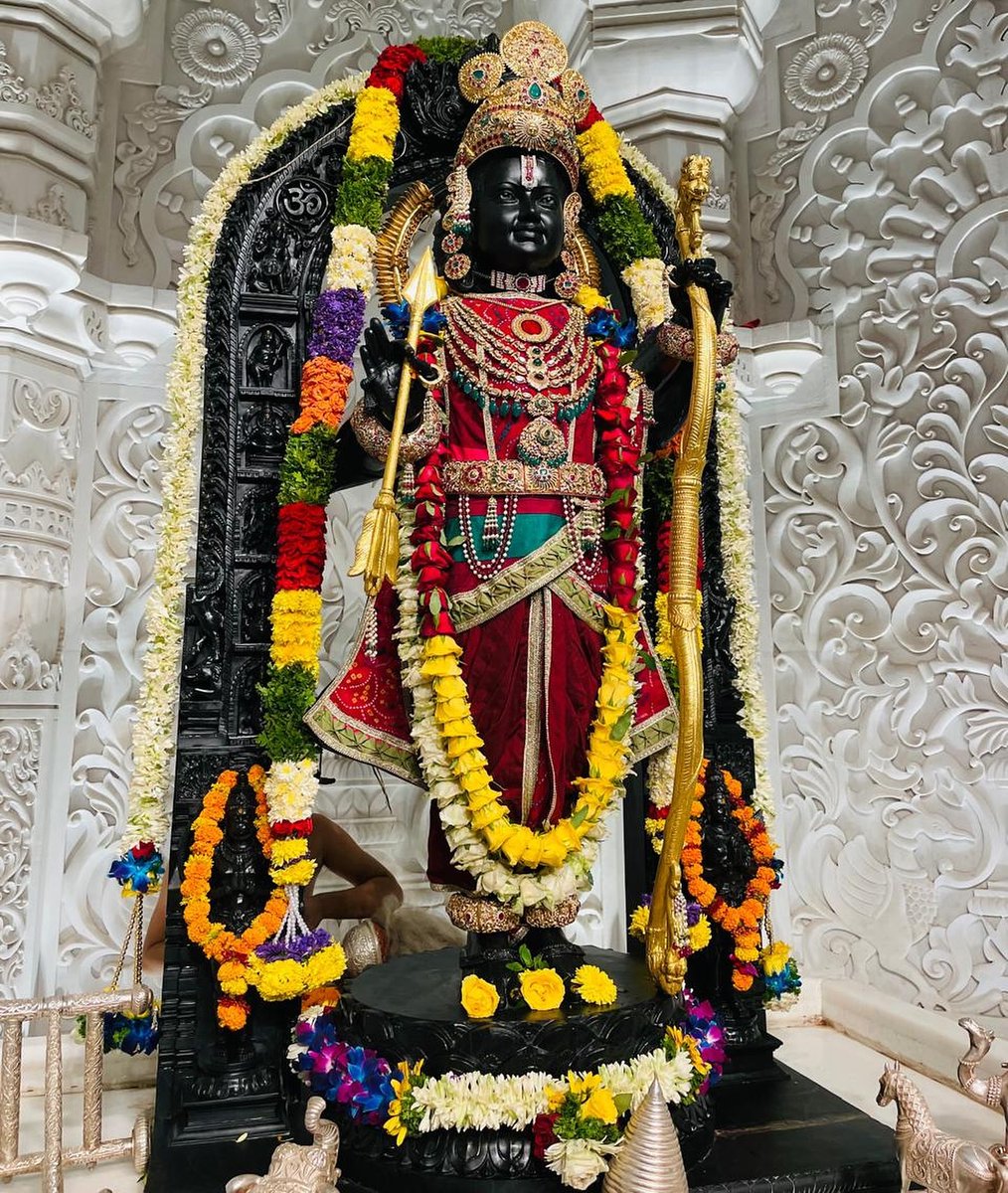 अयोध्या से श्री रामलला के दिव्य अलौकिक मंगल श्रृंगार दर्शन।।