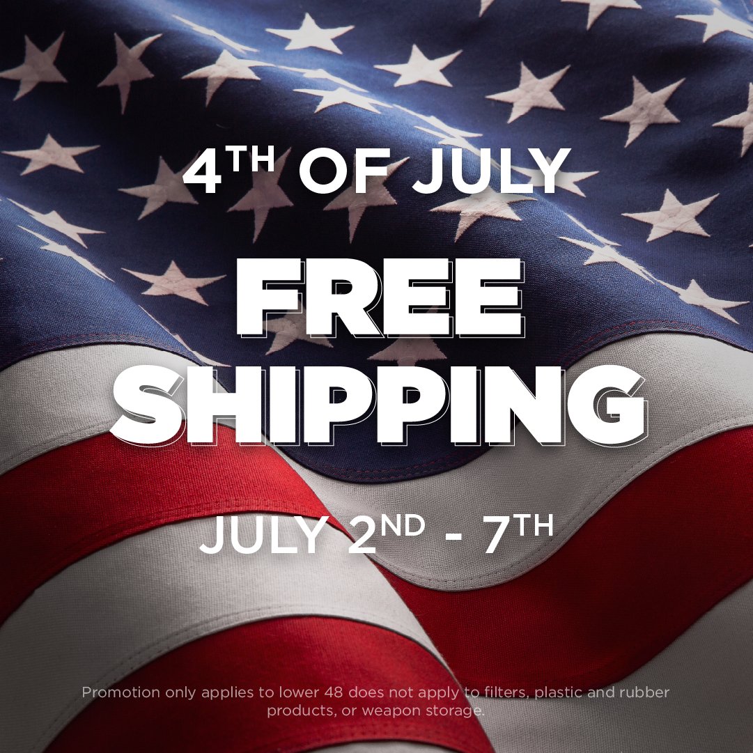 Celebrate the 4th of July with Free Shipping!

This 4th of July, enjoy free shipping on all orders to the lower 48 states! Stock up on your favorite paper targets, cardboard targets, and target stands. Don't miss this blast of a deal—equip yourself for a summer of sharp shooting!