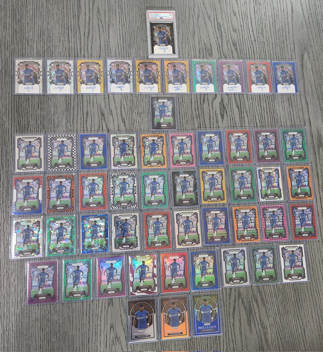 Just a little update on my 23/24 Prem Prizm Mudryk/Madueke Rainbow Chase! How am I doing? 😉🤔🤪😏