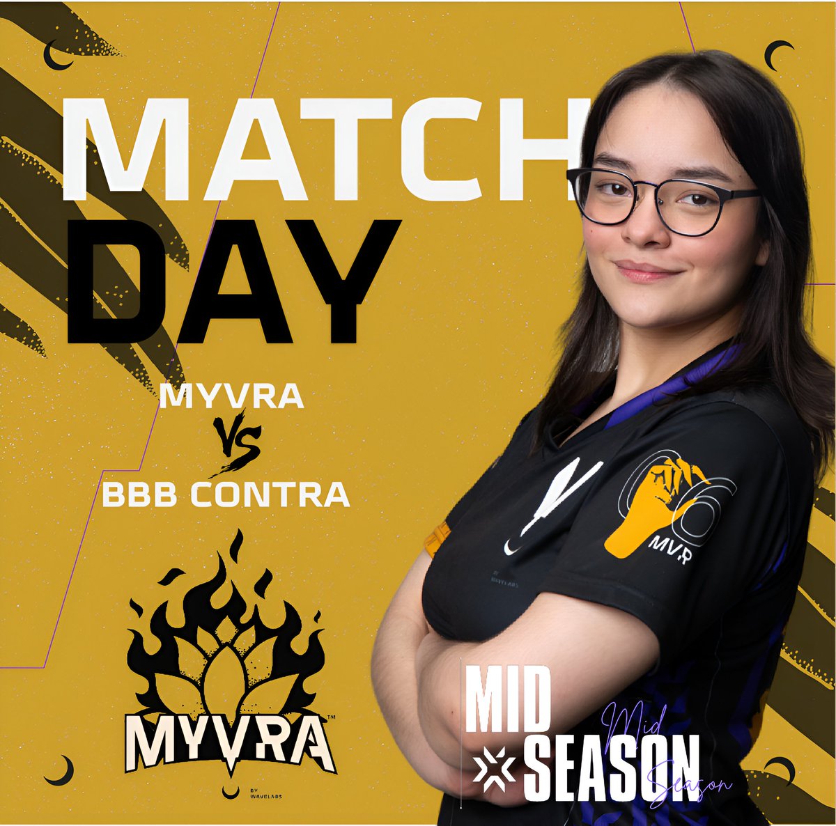 Myvraesports's tweet image. ¡Hay partido gente! Nos jugamos el último lugar a los playoffs de #MidSeasonGameChangers Y nada más y nada menos que contra @BonBonBumContra 🔥🔥

🕗 8:00 pm 🇨🇴

Esperamos todo su apoyo a través de la transmisión oficial de @SyncFireENT 👊
📺 twitch.tv/syncfireesports

#MYVRAMOS