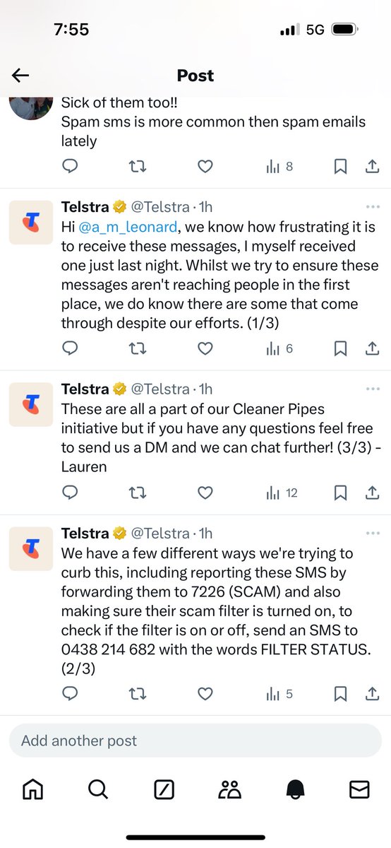 Anne-Maree Leonard (@a_m_leonard) on Twitter photo The advice from Telstra…. The advice from Telstra….