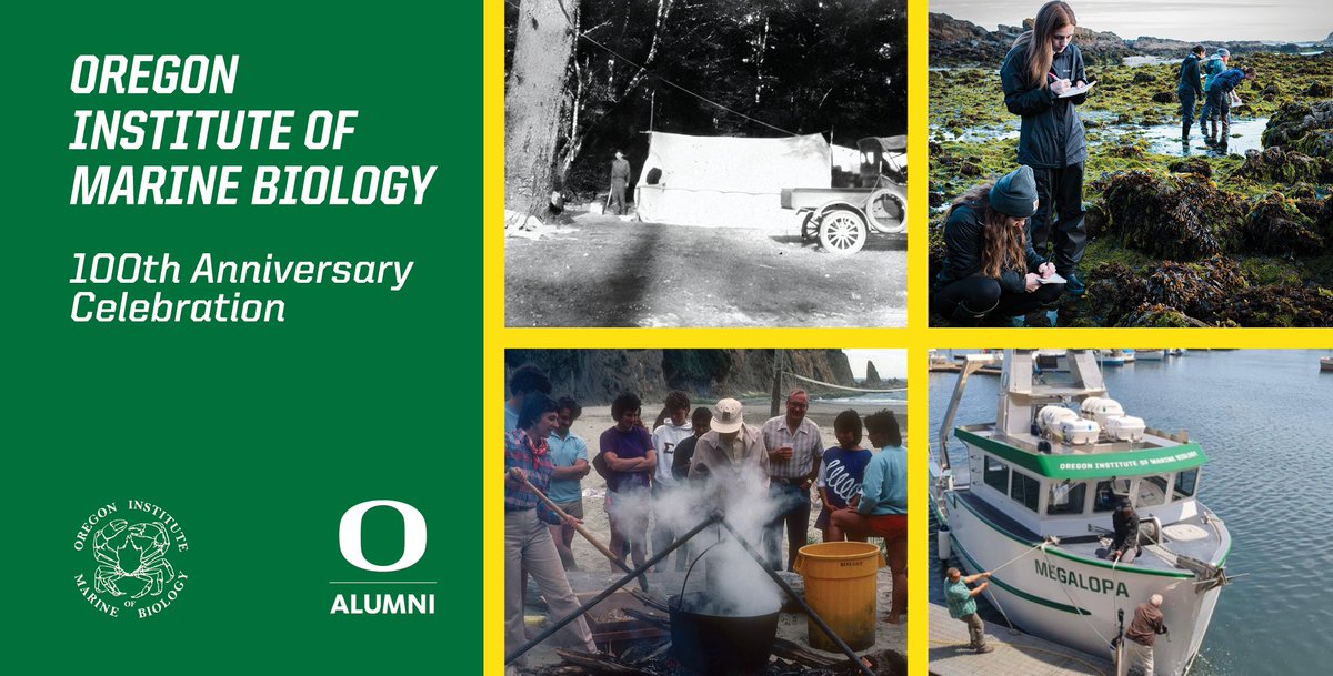 OIMB+CMLC (@uo_oimb) on Twitter photo OIMB is turning 100! Join us August 23-25 for our Centennial Celebration! Most events are for alumni but some activities are open to the public. Save the dates! To register for alumni events, please request a registration link by e-mailing oimb@uoregon.edu, subject "Centennial". OIMB is turning 100! Join us August 23-25 for our Centennial Celebration! Most events are for alumni but some activities are open to the public. Save the dates! To register for alumni events, please request a registration link by e-mailing oimb@uoregon.edu, subject "Centennial".