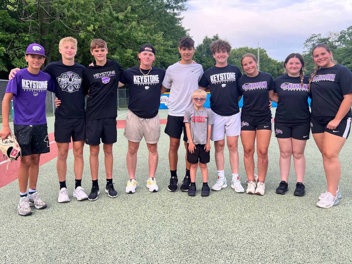 Mrs. Zatik (@mrskzatik) on Twitter photo We preach teaching the whole child and building relationships @klsd_local
This is what it’s about. Kids showing up and making an impact. Thank you to <a href="/KHSCatsbaseball/">Keystone High School Baseball</a> and <a href="/KHSCatSoftball/">Keystone Softball</a> for coming out to play Miracle League baseball with Greyson and his friends!! <a href="/MrsGibson_KMS/">Mrs. Gibson</a> We preach teaching the whole child and building relationships @klsd_local
This is what it’s about. Kids showing up and making an impact. Thank you to <a href="/KHSCatsbaseball/">Keystone High School Baseball</a> and <a href="/KHSCatSoftball/">Keystone Softball</a> for coming out to play Miracle League baseball with Greyson and his friends!! <a href="/MrsGibson_KMS/">Mrs. Gibson</a>