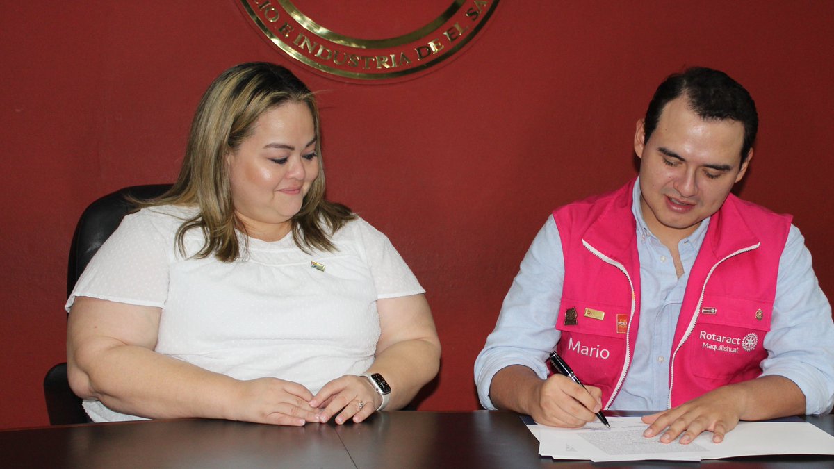 #Camarasal y @rtcmaquilishuat unen esfuerzos para desarrollar proyectos de responsabilidad social empresarial (RSE) que impacten positivamente a sectores vulnerables.

#AlianzasCamarasal