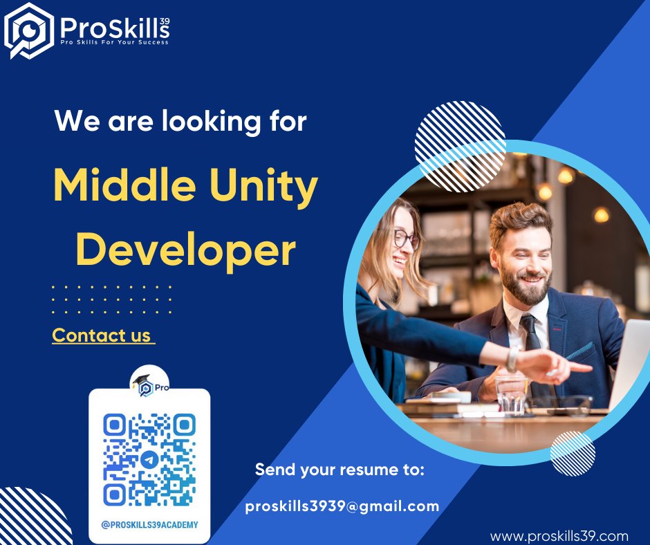 😍[Binh Thanh/HCM] Middle Unity Developer ~ 46 million gross
👉Click here for more details: proskills39academy.com/2024/07/03/bin…